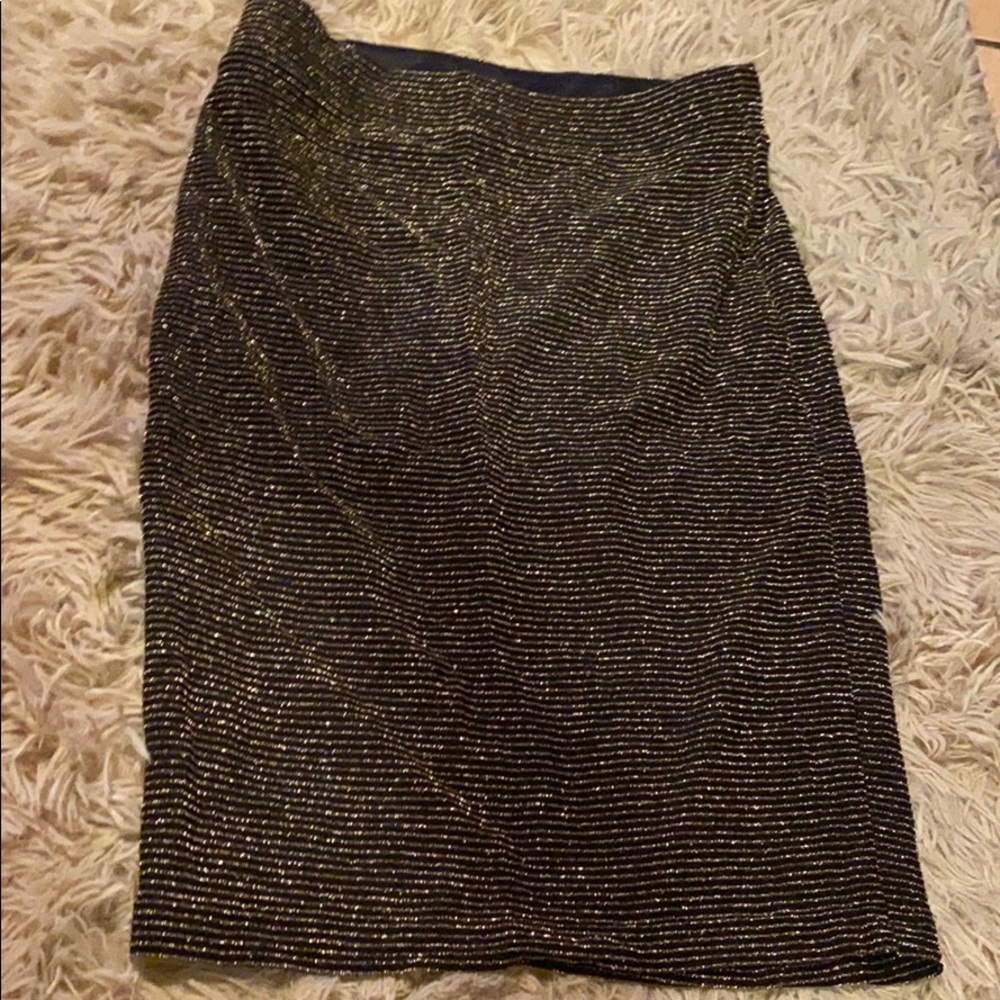 Cute Glittery Black/Gold mini skirt , GNO